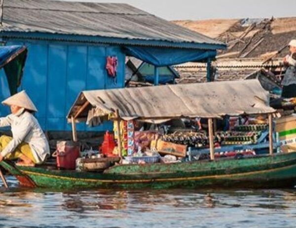 Kampong Khleang village flottant du lac Tonlé Sap