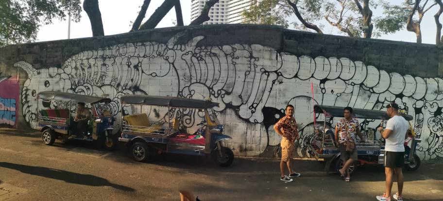 Une rue entièrement dédiée au Street Art Bangkok