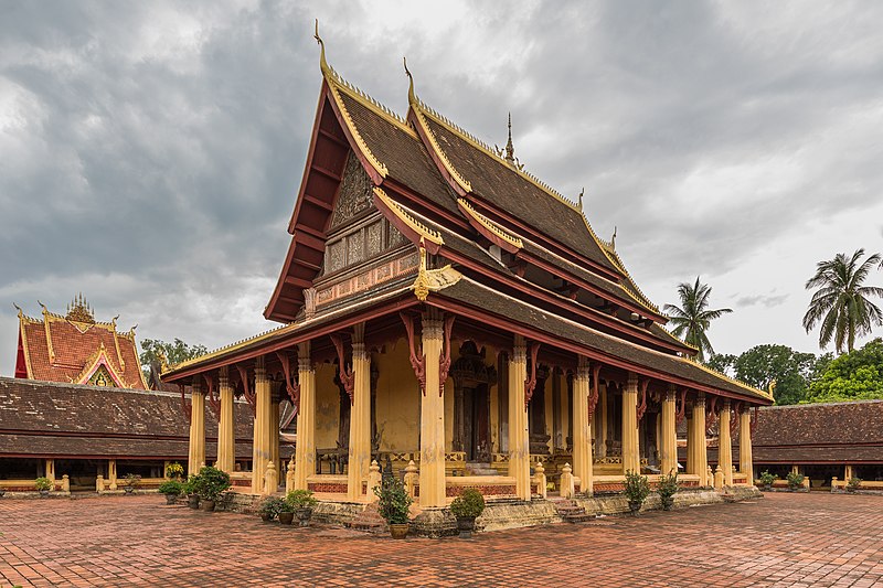 Wat Saket à Vientiane