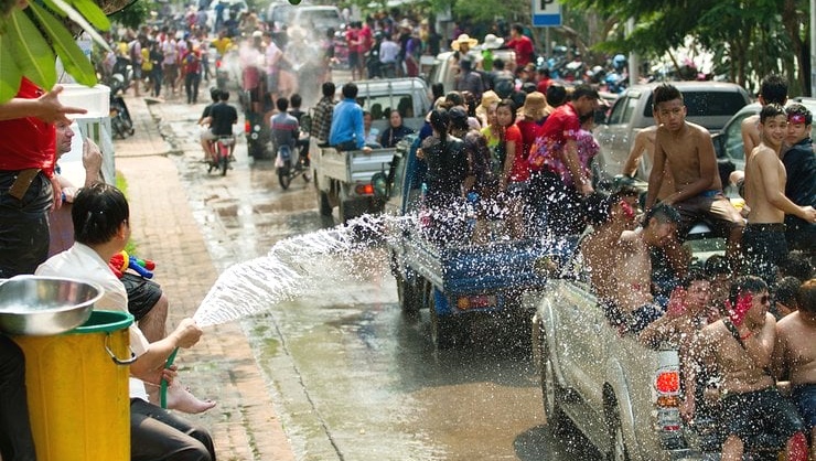 La Fête de l’Eau au Laos Pi Mai :