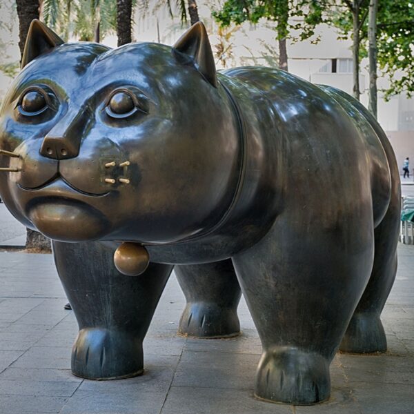 Le chat de Botero Barcelone