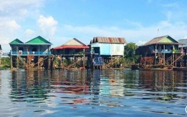 Kampong Phluk village flottant du lac Tonlé Sap