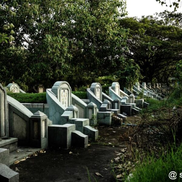 Le cimetière Parc chinois de Teochew Bangkok