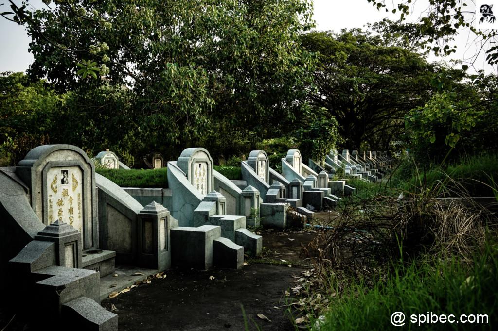 Le cimetière Parc chinois de Teochew Bangkok