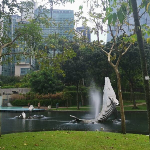 Le parc KLCC Kuala Lumpur Malaisie