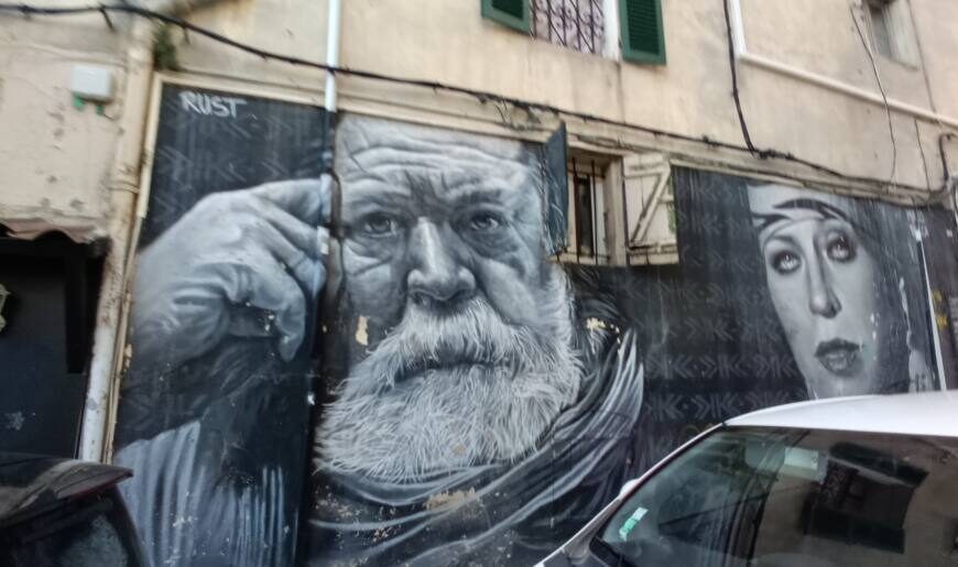 La rue Étienne Conti à Ajaccio