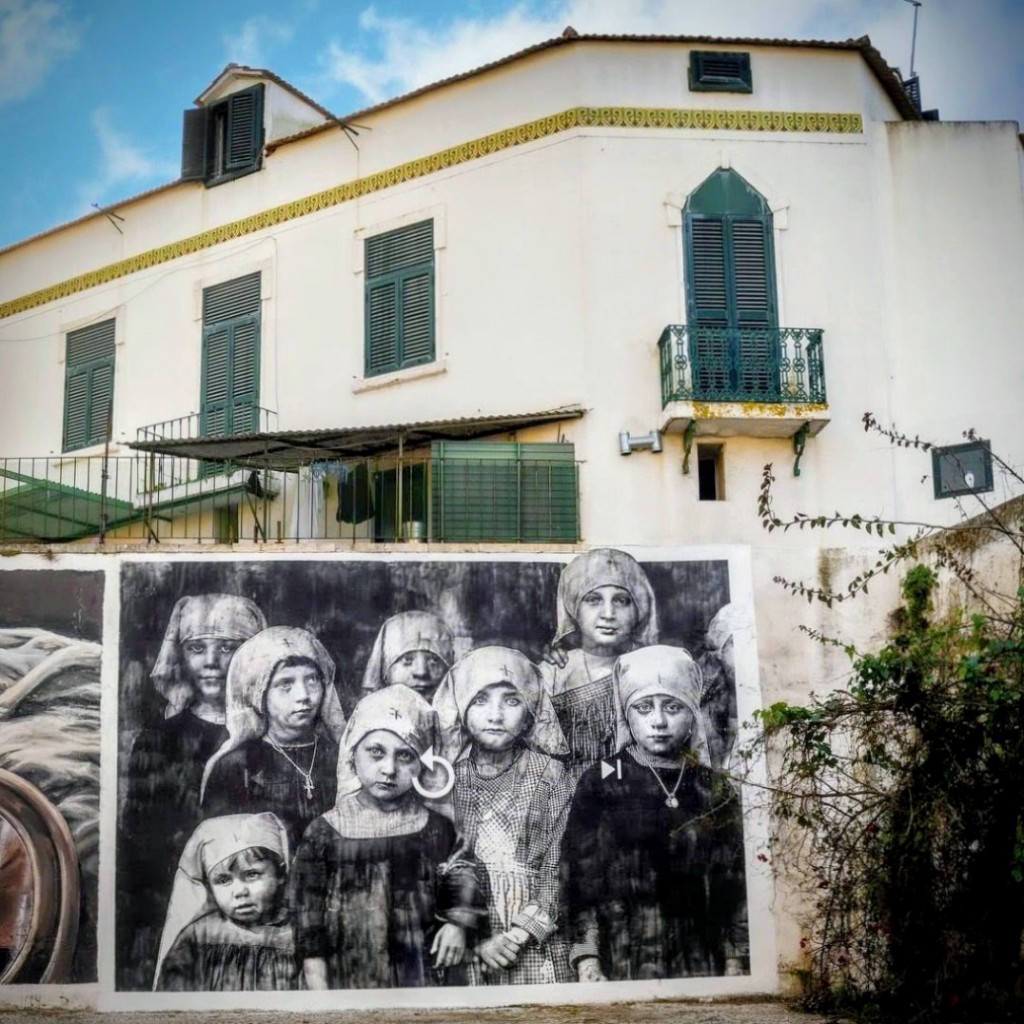Fresque_fresque historique en noir et blanc de Ricardo Romero_Chelas—Lisbonne_1