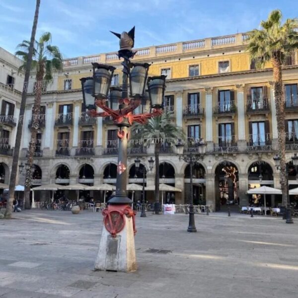 Les lampadaires de Gaudí